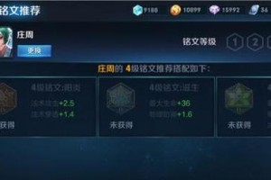 电竞庄周出装铭文搭配攻略（打造无敌庄周，玩转电竞赛场！）