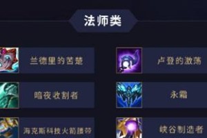 卡牌出装对比攻略表格（游戏装备选择利器，轻松掌握最佳策略）